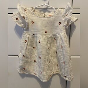 Cat & Jack White Floral Dress / Size 18m / VGUC